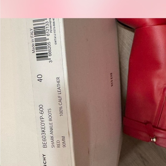 Givenchy Red Heeled Boots - Picture 8 of 8